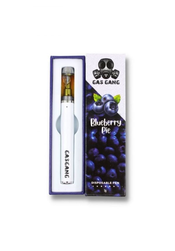 Blueberry Pie Vape Pens Gas Gang Back